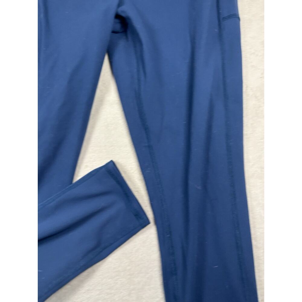 Skechers GO WALK Women’s Blue High Waisted Leggings Side Pockets Stretch Large - Picture 4 of 12